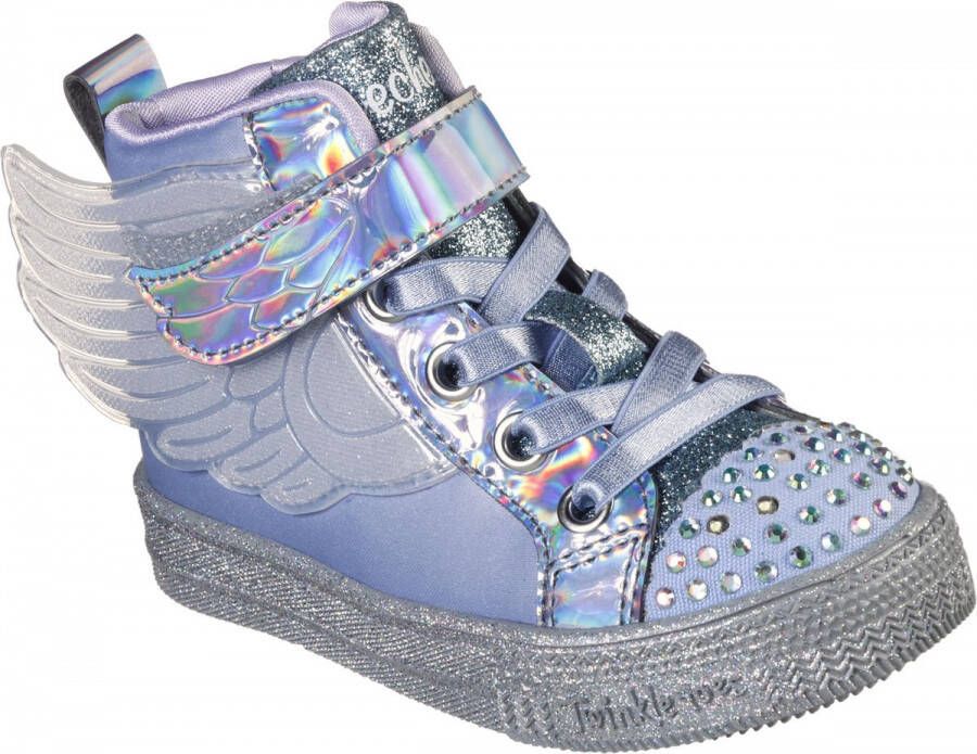 Skechers Shuffle Lite Lil Sparkle Wing Meisjes Sneakers Paars
