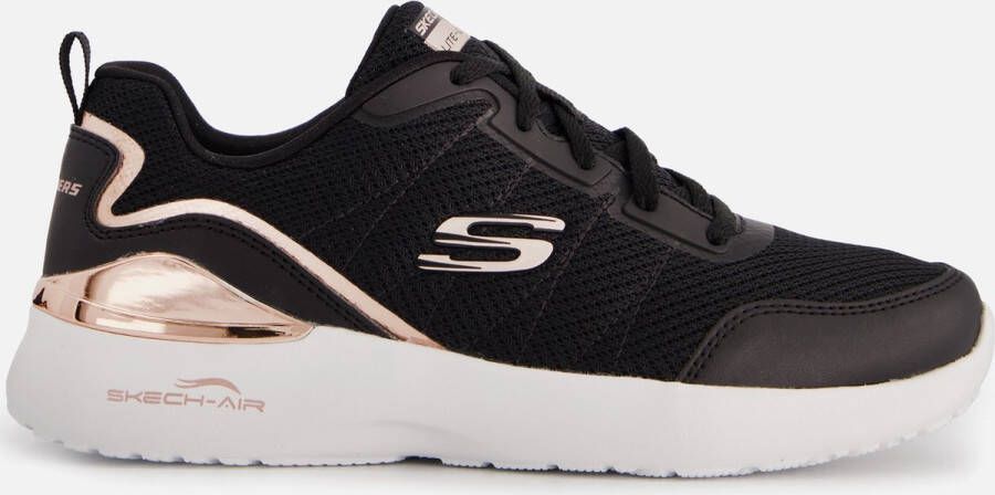 Skechers Skech-Air Dynamight dames sneakers Zwart Extra comfort Memory Foam