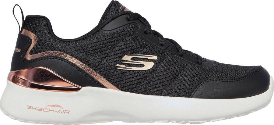 Skechers Skech-Air Dynamight dames sneakers Zwart Extra comfort Memory Foam