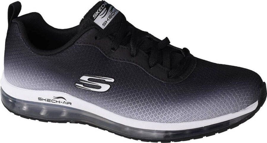 Skechers Skech-Air Element 12640-BKW Vrouwen Zwart Sneakers Sportschoenen
