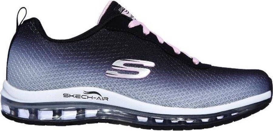 Skechers Skech-Air Element zwart roze sneakers kids (84255L BKLP)