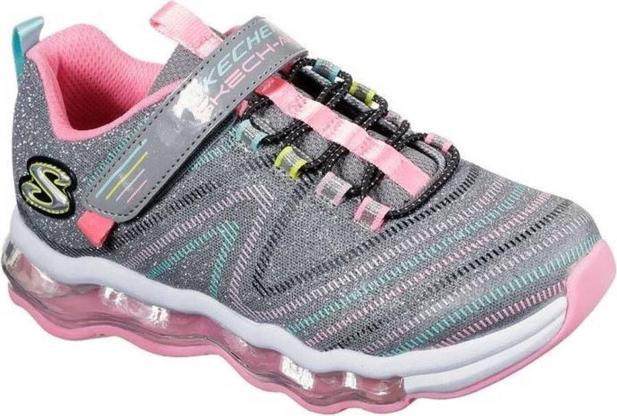 Skechers Skech-Air Wavelength grijs sneakers meisjes (84655L GYMT)
