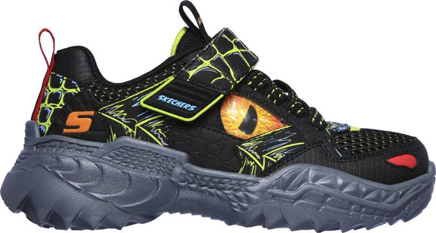 Skechers Skech-O-Saurus Jongens Sneakers Black Lime