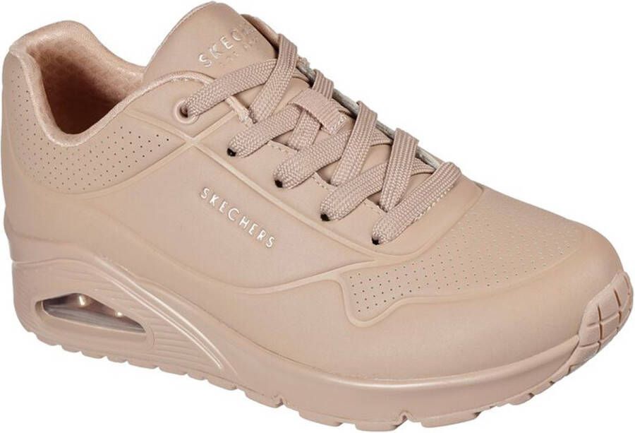 Skechers Skecher Street Uno -STAND ON AIR dames WIDE FIT sneaker 73690W SND beige