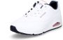 Skechers Sneakers met sleehak Uno Stand on Air Vrijetijdsschoen lage schoen veterschoen met fijne perforatie - Thumbnail 10