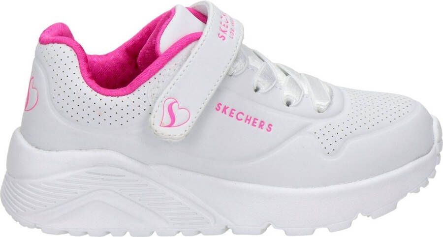 Skechers Skecher Uno Lite meisjes sneaker Wit