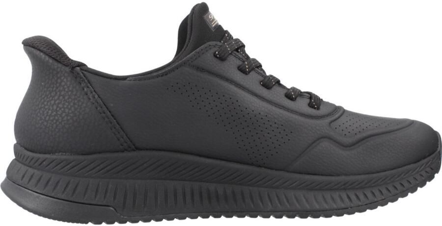 Skechers Slip-on sneakers BOBS SQUAD 4 Slipper vrijetijdsschoen met Slip-ins om in te stappen