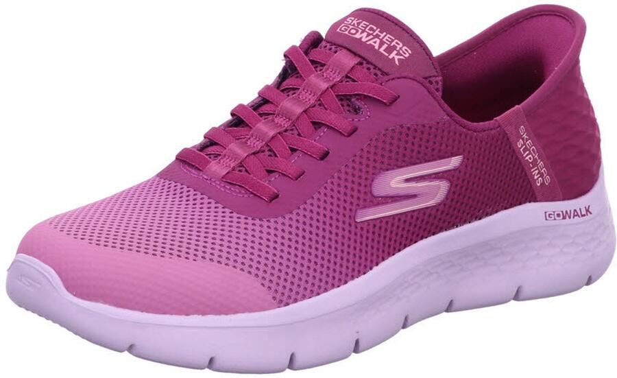 SKECHERS Sneakers laag 'GO WALK Flex Grand Entry' roze gemêleerd