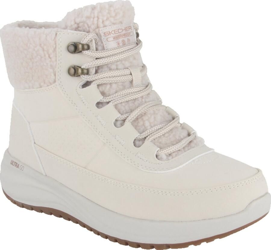 Skechers 144746 NAT dames veterboots sportief beige