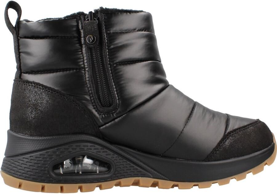 Skechers Uno Rugged Puffer Daze dames enkellaars zwart
