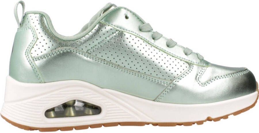 Skechers Sneakers Uno Metallixs sleesneaker plateausneaker veterschoen lage schoen in metallic-look