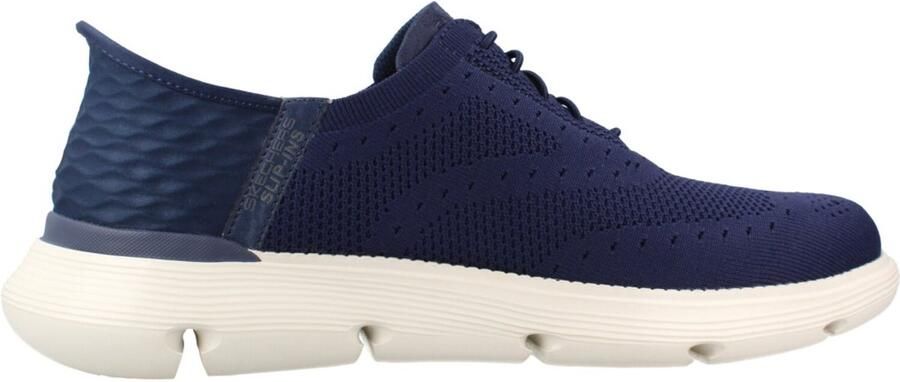 Skechers Slip-on sneakers GARZA-PALMA budapester instapschoen zakelijke schoen in veganistische uitvoering