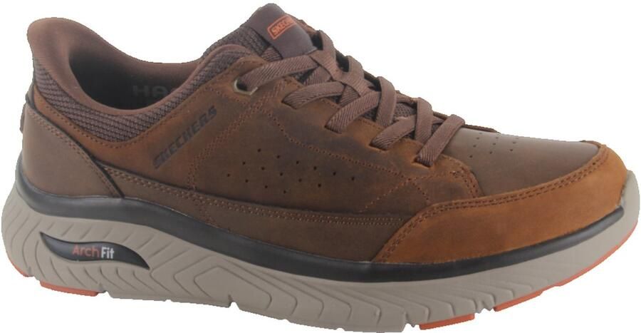 Skechers 205656 CDB heren veterschoenen sportief bruin