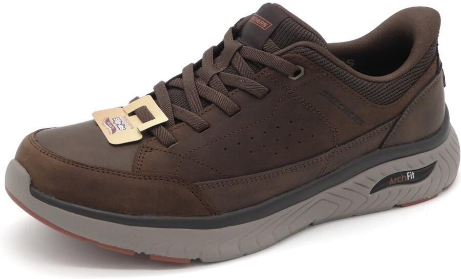 Skechers 205656 CDB heren veterschoenen sportief Bruin