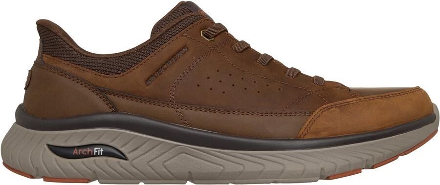 Skechers ARCH FIT CROSSER-FELIX Heren Instappers Donkerbruin