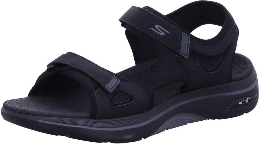 Skechers 229309 BBK heren sandalen zwart - Foto 1