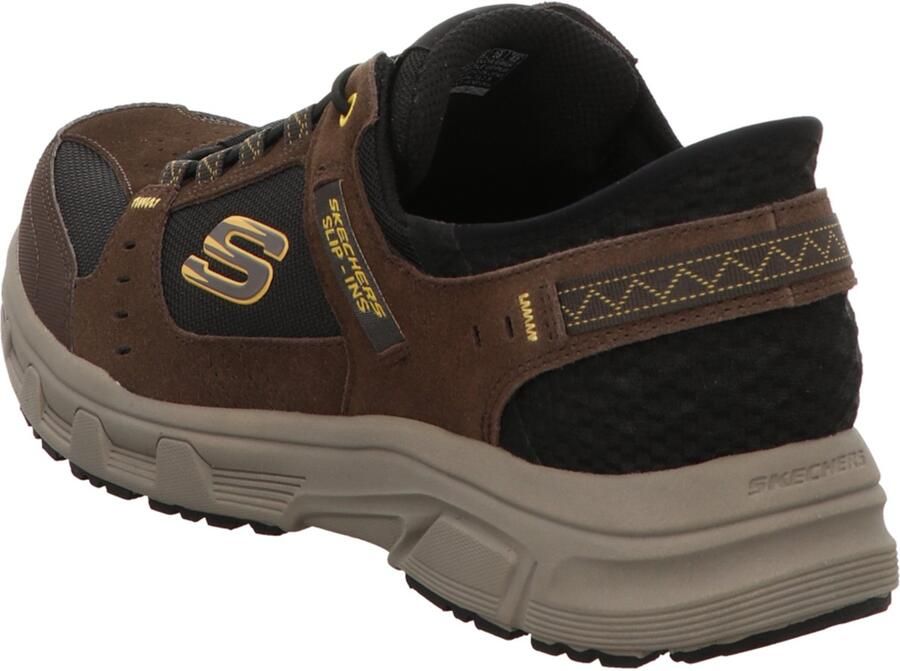 Skechers 237450 BRBK heren instappers bruin