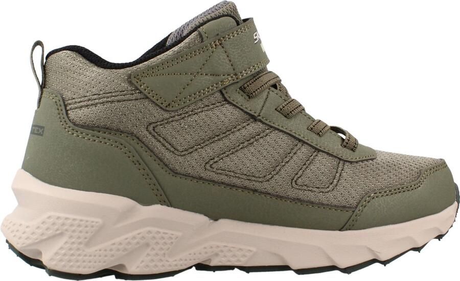 Skechers ELITE SPORT TREAD-AQ Jongens Sneakers Olive Zilver Zwart