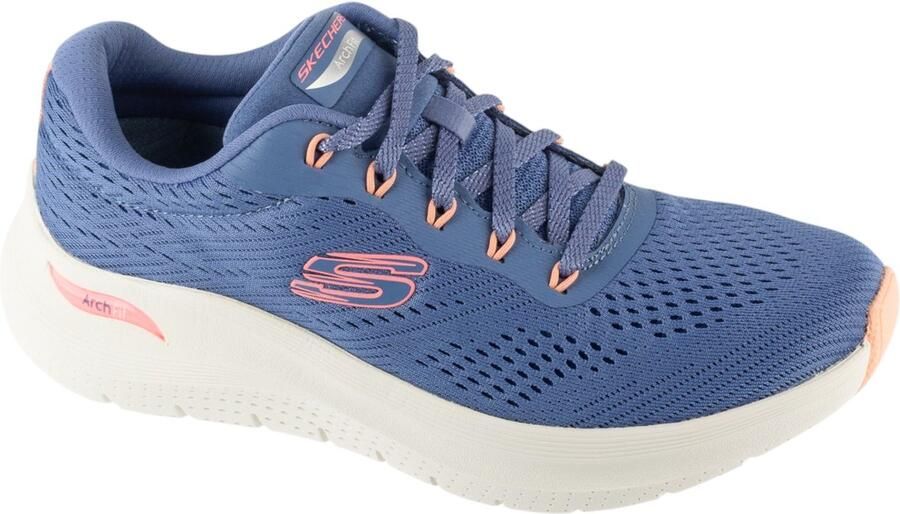Skechers Arch Fit 2.0 Big League Vrouwen Blauw Sportschoenen