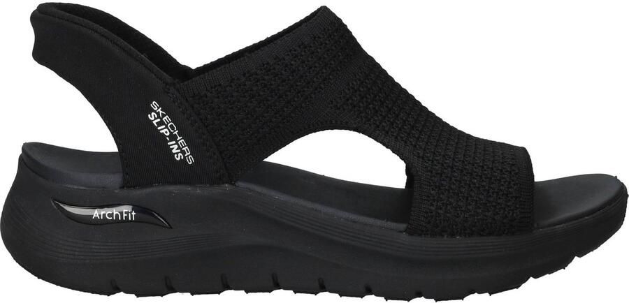 Skechers Arch Fit 2.0 Sandalen zwart Textiel - Foto 5