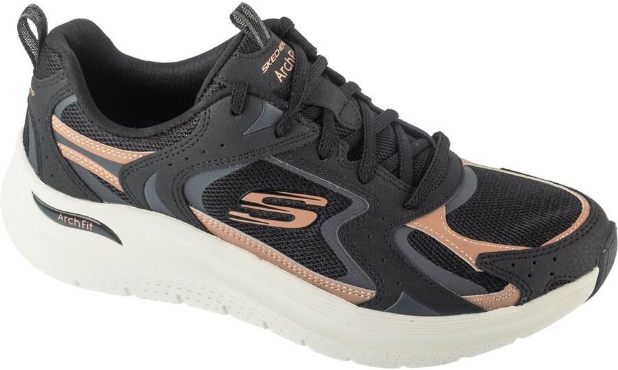 Skechers Arch Fit 2.0 Vintage Luxe Vrouwen Zwart Sneakers