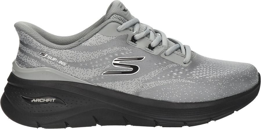 Skechers Arch Fit 3.0 heren sneaker Antraciet