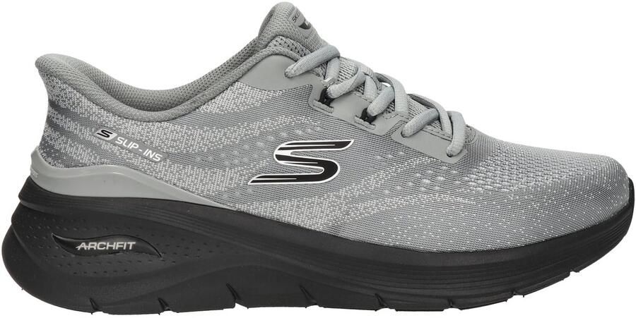 Skechers Arch Fit 3.0 heren sneaker Antraciet