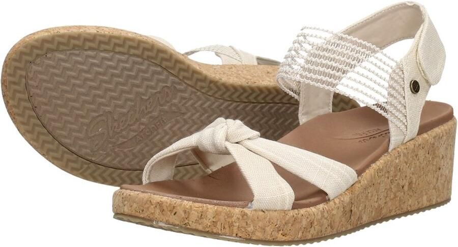 Skechers Arch Fit Beverlee Juliet Sandalen Hak beige - Foto 5