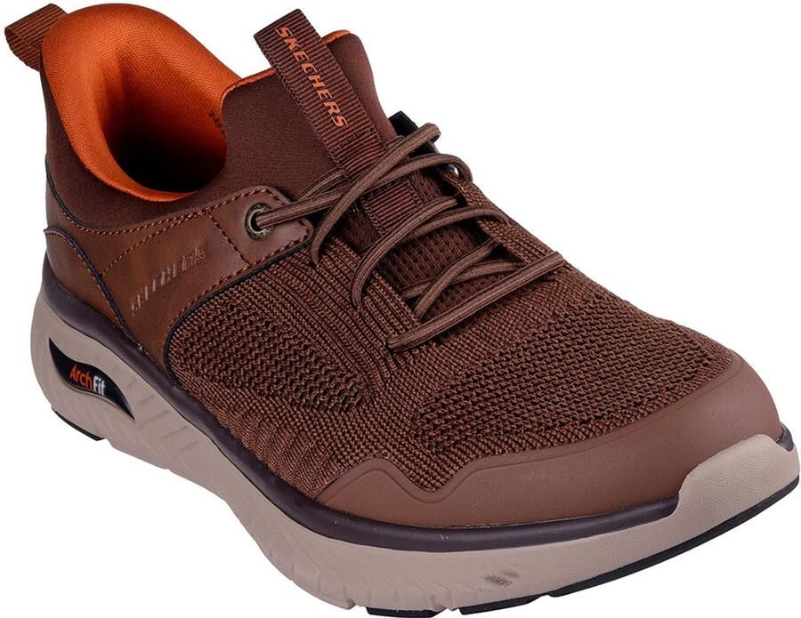 Skechers Arch Fit Crosser Emeric Schoenen Bruin Man