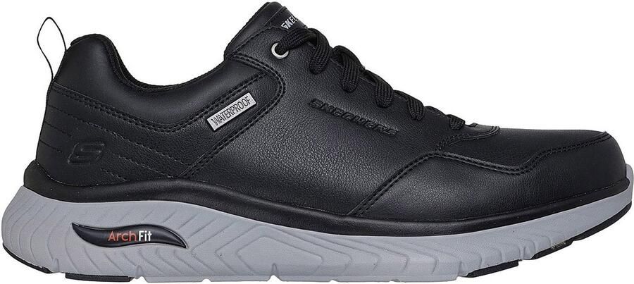 Skechers Arch Fit Crosser Waterproof Sneakers Heren Zwart