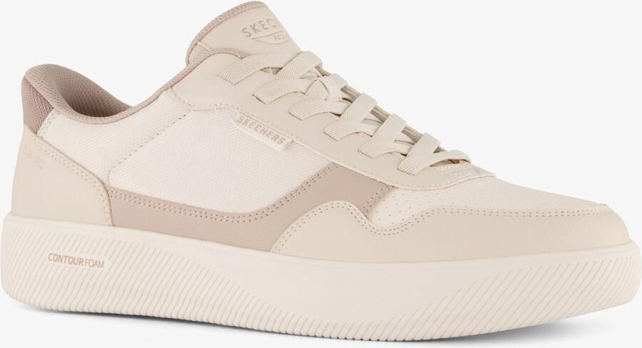 Skechers ARCH FIT COURT BREAK-KOMFORTA Heren Sneakers Naturel