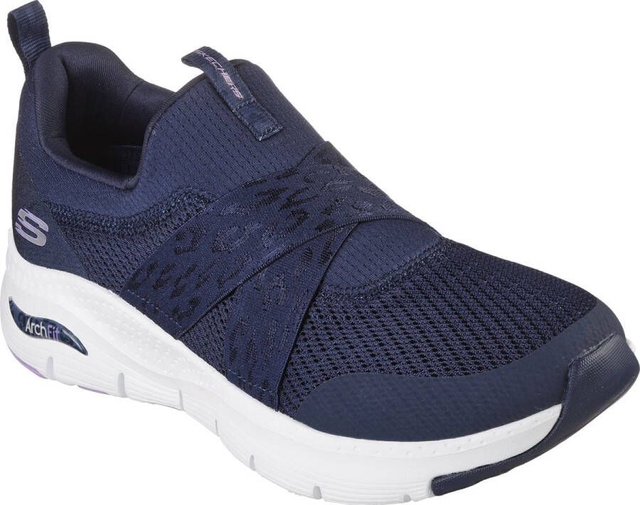 Skechers Arch Fit Modern Rhythm Dames Instappers Donkerblauw - Foto 2