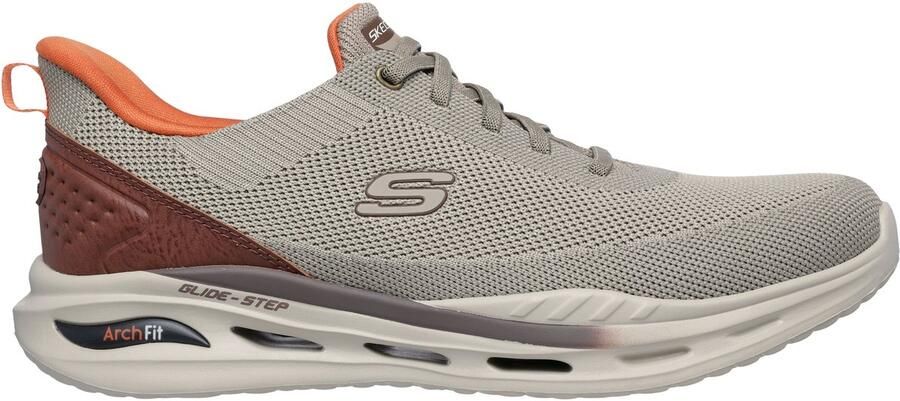 Skechers ARCH FIT ORVAN KINCADE Heren Instappers Taupe