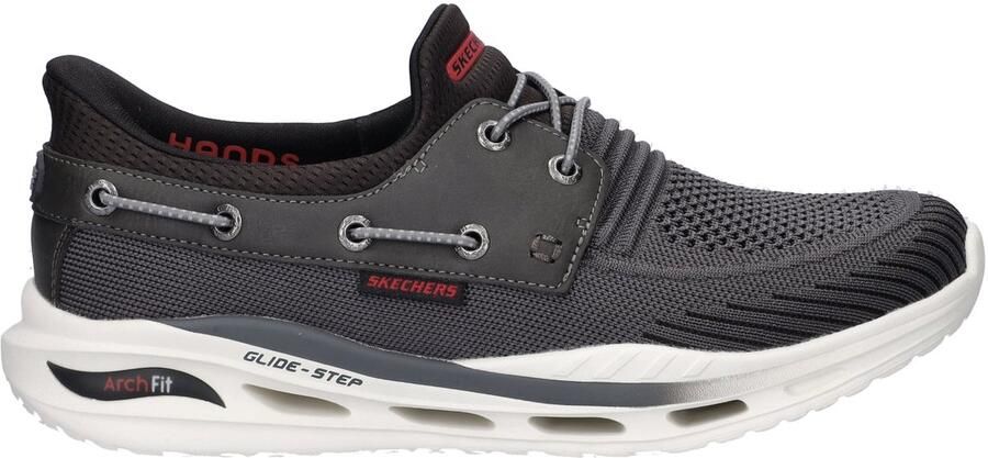 Skechers Arch Fit Orvan Starport heren sneaker Antraciet