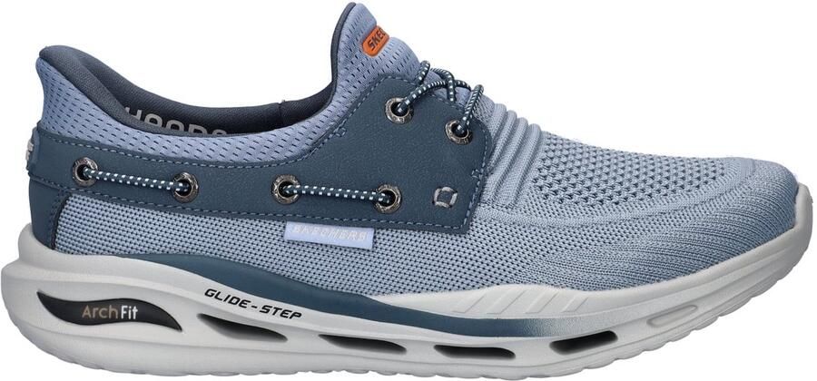 Skechers Arch Fit Orvan Starport heren sneaker Blauw