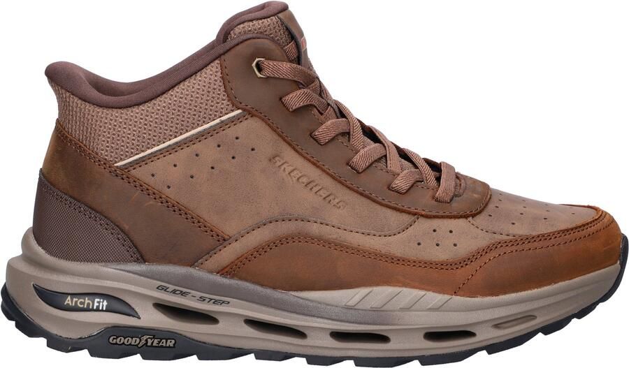 Skechers Hands Free Slip-Ins Arch Fit Glide-Step Orvan Ultra heren sneaker Bruin