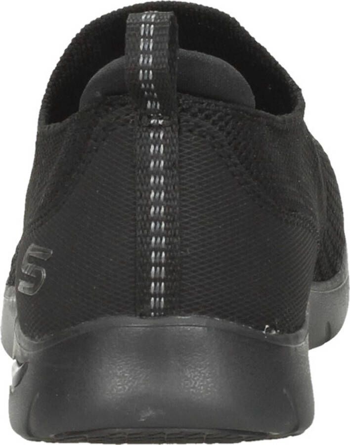 Skechers Arch Fit Refine dames sneakers Zwart Uitneembare zool - Foto 3