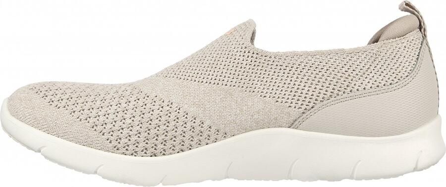 Skechers Arch Fit Refine Sneakers Don'T Go Dames Instappers Taupe - Foto 11