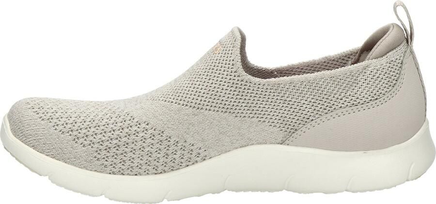 Skechers Arch Fit Refine Sneakers Don'T Go Dames Instappers Taupe - Foto 9