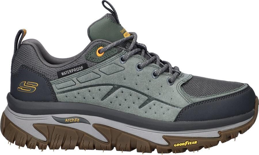 Skechers Arch Fit Road Walker heren wandelschoen Groen