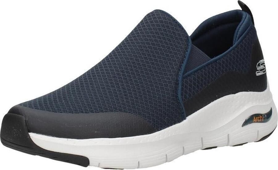 Skechers Elastische lage top sneakers Arch FIT Banlin Blauw Heren - Foto 6