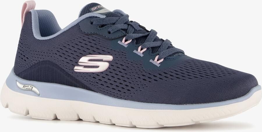 Skechers Arch Fit Summits dames sneakers blauw Extra comfort Memory Foam