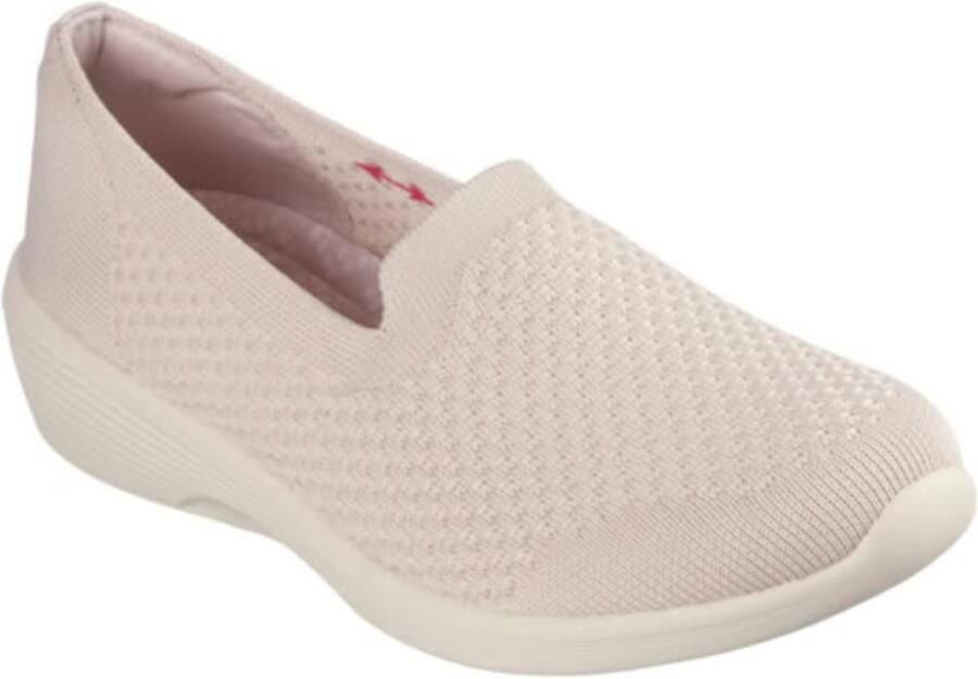 Skechers Arya Clear Skies Dames Sneakers Beige Comfortabel en Elegante Vrijetijdsschoen