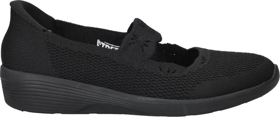 Skechers Arya Slip-Ins Ballerina's Dames Zwart