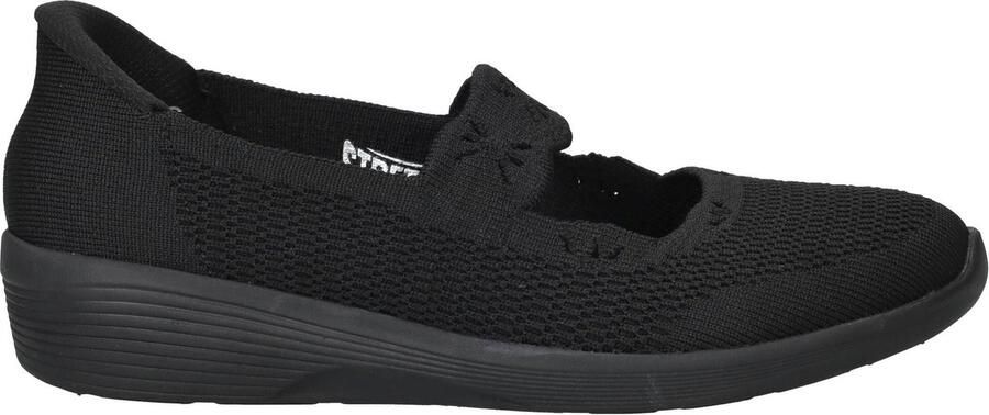 Skechers Arya Slip-Ins Ballerina's Dames Zwart