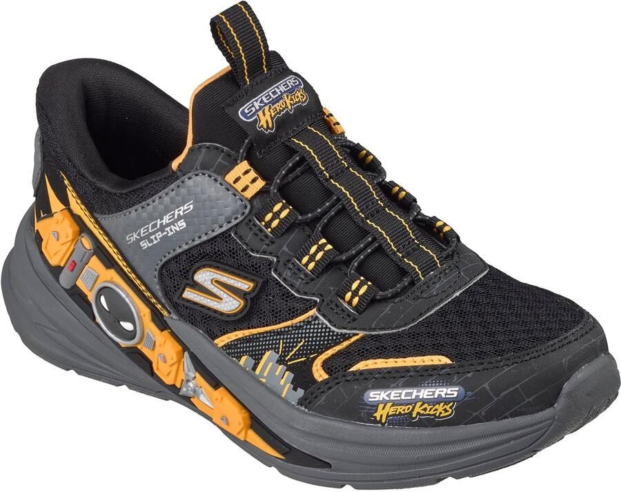 Skechers Hyper-QUEST lage kindersneakers met veters