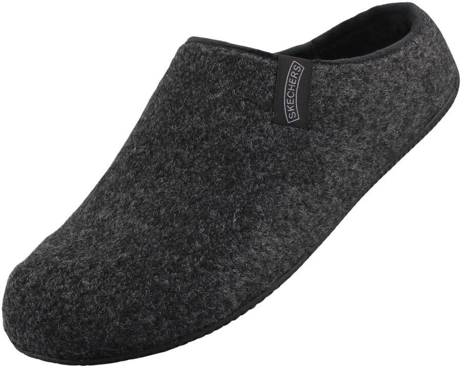 Skechers Bennett Relaxer herenslippers zwart 211456-BLK