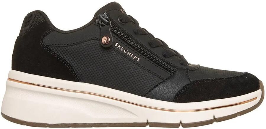 Skechers Billion Flex Luxe Up Schoenen Zwart Vrouw