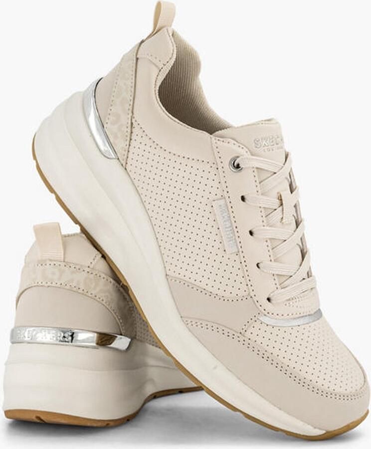 Skechers Billion Subtle Spots Dames Sneakers Wit