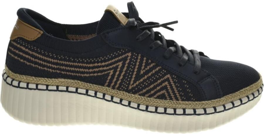 Skechers Blauwe Bohemian Dames Sneaker